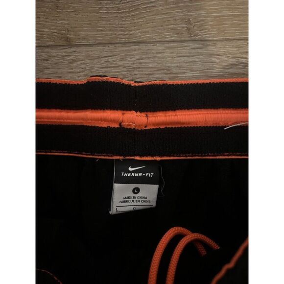 Nike Elite Mens Black Therma Fit Sweatpants Size Large Pullon w/ Drawstring - Picture 3 of 3
